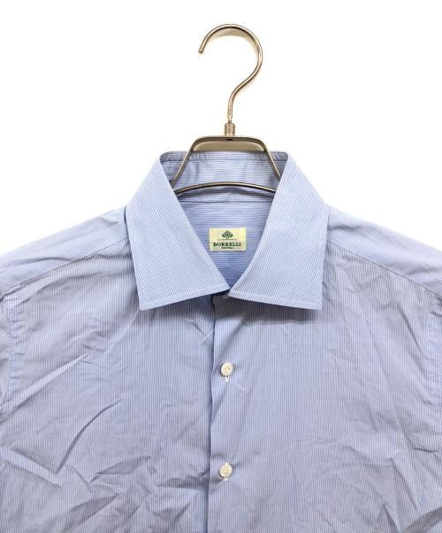 BORRELLI（ボレッリ）BORRELLI (ボレッリ) ドレスシャツ ブルー サイズ:15 1/2の古着・服飾アイテム