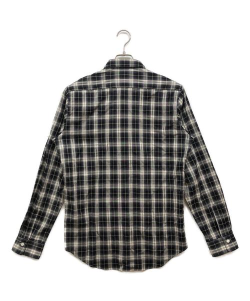 N.HOOLYWOOD（エヌ ハリウッド）N.HOOLYWOOD (エヌ ハリウッド) チェックシャツ ブラック サイズ:40の古着・服飾アイテム