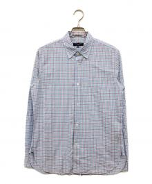 COMME des GARCONS HOMME（コムデギャルソン オム）の古着「チェックシャツ」｜スカイブルー