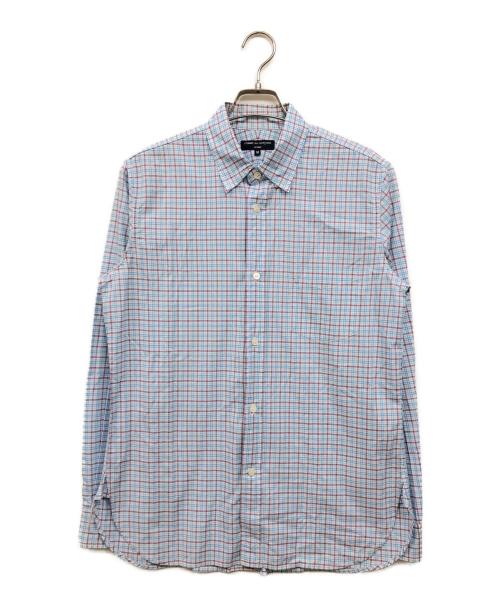 COMME des GARCONS HOMME（コムデギャルソン オム）COMME des GARCONS HOMME (コムデギャルソン オム) チェックシャツ スカイブルー サイズ:Mの古着・服飾アイテム