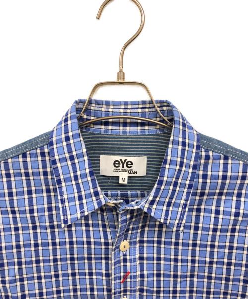 eYe COMME des GARCONS JUNYAWATANABE MAN（アイ コム デ ギャルソン ジュンヤ ワタナベ マン）eYe COMME des GARCONS JUNYAWATANABE MAN (アイ コム デ ギャルソン ジュンヤ ワタナベ マン) プルオーバーシャツ ブルー サイズ:Mの古着・服飾アイテム
