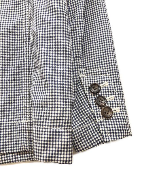 COMME des GARCONS HOMME（コムデギャルソン オム）COMME des GARCONS HOMME (コムデギャルソン オム) チェックテーラードジャケット グレー サイズ:Sの古着・服飾アイテム