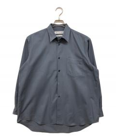 COMME des GARÇONS SHIRT レザーシャツグレー 中古・古着通販】COMME des GARCONS SHIRT (コムデギャルソンシャツ
