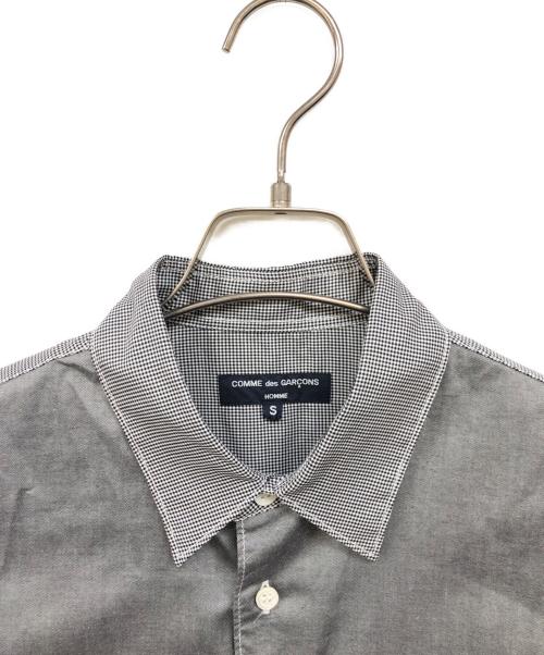 COMME des GARCONS HOMME（コムデギャルソン オム）COMME des GARCONS HOMME (コムデギャルソン オム) 切替シャツ グレー サイズ:Sの古着・服飾アイテム