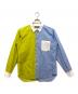 COMME des GARCONS HOMME DEUX（コムデギャルソン オム ドゥ）の古着「切替シャツ」｜イエロー×ブルー