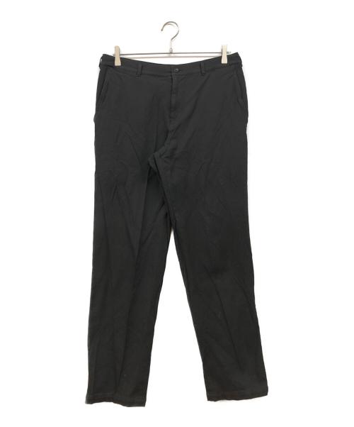 COMME des GARCONS HOMME（コムデギャルソン オム）COMME des GARCONS HOMME (コムデギャルソン オム) ポリ縮絨 ストレート パンツ ブラック サイズ:Mの古着・服飾アイテム