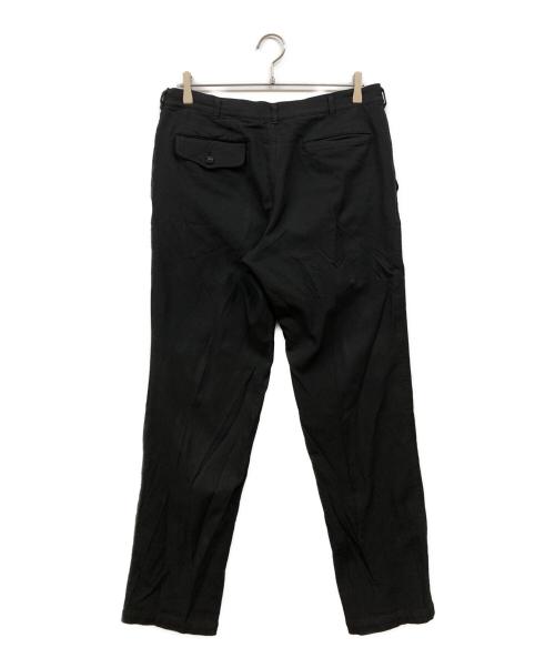 COMME des GARCONS HOMME（コムデギャルソン オム）COMME des GARCONS HOMME (コムデギャルソン オム) ポリ縮絨 ストレート パンツ ブラック サイズ:Mの古着・服飾アイテム