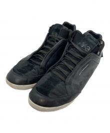 Y-3（ワイスリー）の古着「ハイカットスニーカー」｜ブラック