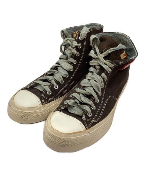 VISVIM（ビズビム）VISVIM (ビズビム) ハイカットスニーカー ブラウン サイズ:US9の古着・服飾アイテム