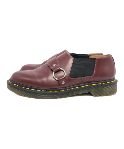 Dr.Martens（ドクターマーチン）Dr.Martens (ドクターマーチン) COMME des GARCONS HOMME DEUX (コムデギャルソン オム ドゥ) サイドゴアデザインシューズ ブラウン サイズ:UK8/EU42の古着・服飾アイテム
