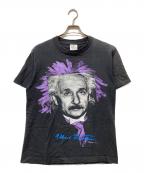 ANDAZIAアンダジア）の古着「アインシュタインTシャツ」｜ブラック