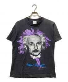 ANDAZIA（アンダジア）の古着「アインシュタインTシャツ」｜ブラック