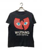 WUTANG×COMME des GARCONSウータン×コムデギャルソン）の古着「プリントカットソー」｜ブラック