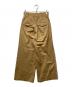 beautiful people (ビューティフルピープル) selvedge logo chino two tuck wide pants ベージュ サイズ:W36：7000円