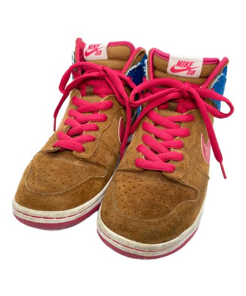NIKE（ナイキ）NIKE (ナイキ) Nike SB Dunk High Pro ブラウン×ピンク サイズ:26.5の古着・服飾アイテム