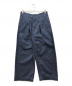 Dickies×sabyディッキーズ×サバイ）の古着「タックパンツ」｜ブルー