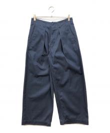 Dickies×saby（ディッキーズ×サバイ）の古着「タックパンツ」｜ブルー