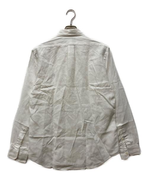 RALPH LAUREN（ラルフローレン）RALPH LAUREN (ラルフローレン) ボタンダウンリネンシャツ ホワイト サイズ:Mの古着・服飾アイテム