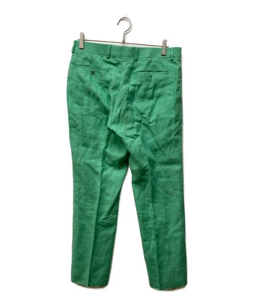 RALPH LAUREN Purple Label（ラルフ ローレン パープル レーベル）RALPH LAUREN PURPLE LABEL (ラルフ ローレン パープル レーベル) スラックス グリーン サイズ:ｗ32の古着・服飾アイテム