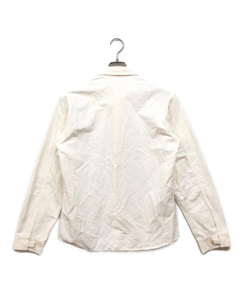 EMPORIO ARMANI（エンポリオ アルマーニ）EMPORIO ARMANI (エンポリオ アルマーニ) ナイロン比翼シャツ ホワイト サイズ:44の古着・服飾アイテム