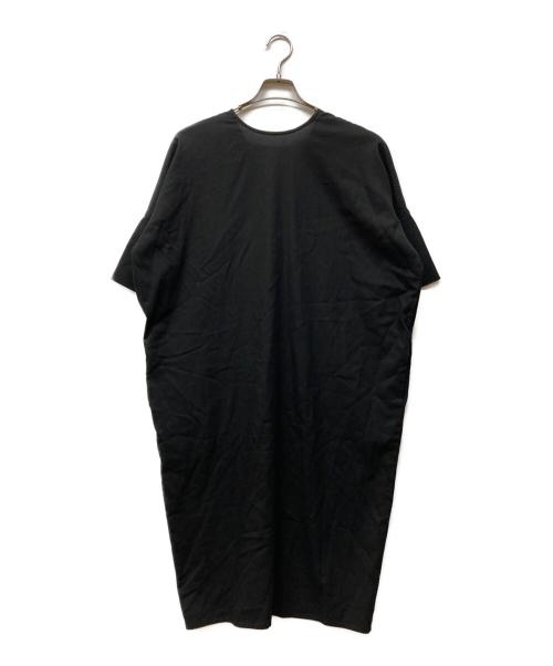 nooy（ヌーイ）nooy (ヌーイ) vネックブラウスワンピース ブラック サイズ:記載無しの古着・服飾アイテム