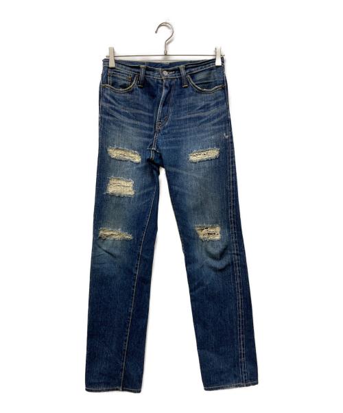 THE FLAT HEAD（ザ・フラットヘッド）THE FLAT HEAD (ザ・フラットヘッド) リメイクナローストレート インディゴ サイズ:W27の古着・服飾アイテム