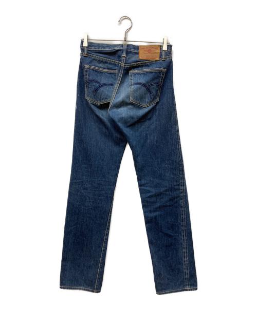 THE FLAT HEAD（ザ・フラットヘッド）THE FLAT HEAD (ザ・フラットヘッド) リメイクナローストレート インディゴ サイズ:W27の古着・服飾アイテム