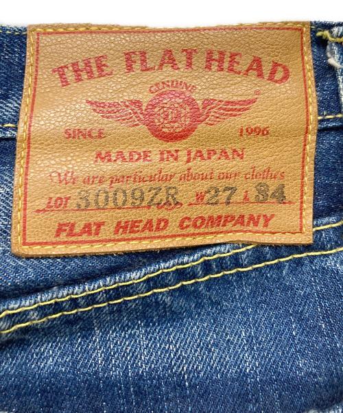 THE FLAT HEAD（ザ・フラットヘッド）THE FLAT HEAD (ザ・フラットヘッド) リメイクナローストレート インディゴ サイズ:W27の古着・服飾アイテム