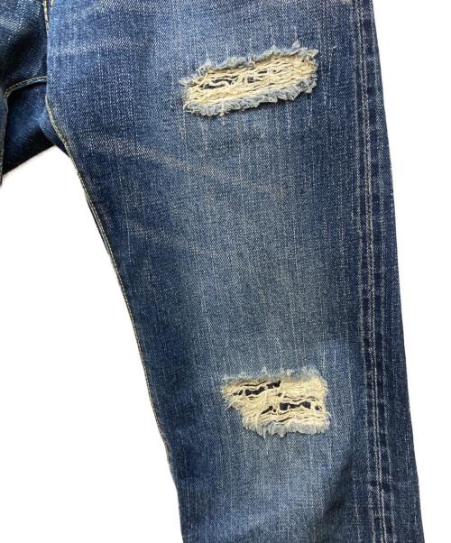 THE FLAT HEAD（ザ・フラットヘッド）THE FLAT HEAD (ザ・フラットヘッド) リメイクナローストレート インディゴ サイズ:W27の古着・服飾アイテム