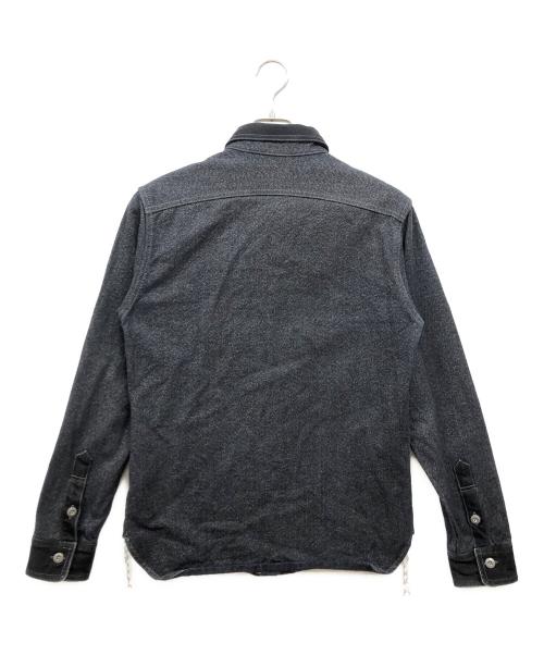 EIGHT G（エイトジー）EIGHT G (エイトジー) コバートワークシャツ ネイビー サイズ:38の古着・服飾アイテム