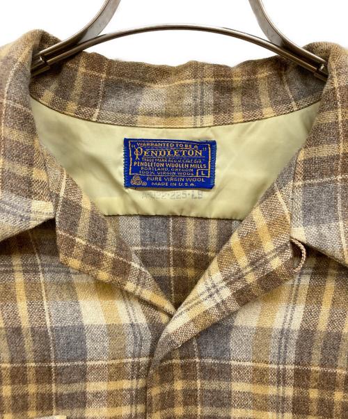 PENDLETON（ペンドルトン）PENDLETON (ペンドルトン) 70sボードシャツ イエロー サイズ:Lの古着・服飾アイテム