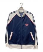 adidasアディダス）の古着「80sトラックジャケット」｜ネイビー