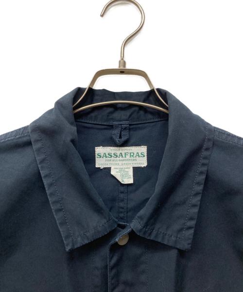 SASSAFRAS（ササフラス）SASSAFRAS (ササフラス) カバーオール ネイビー サイズ:XLの古着・服飾アイテム