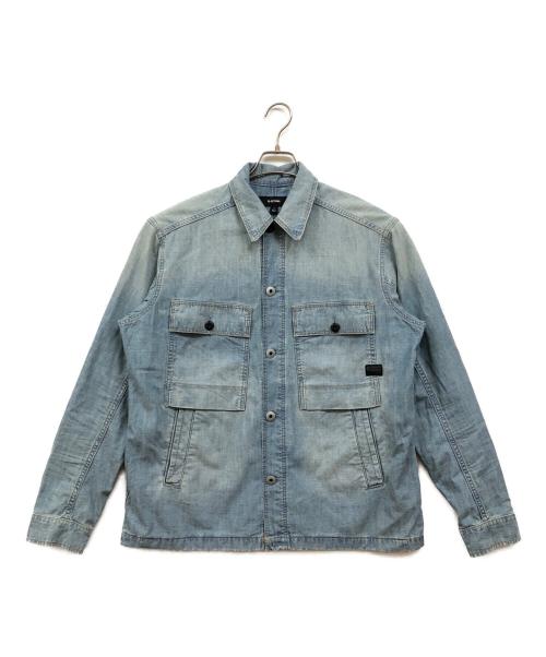 G-STAR RAW（ジースターロゥ）G-STAR RAW (ジースターロゥ) デニムジャケット ブルー サイズ:Mの古着・服飾アイテム