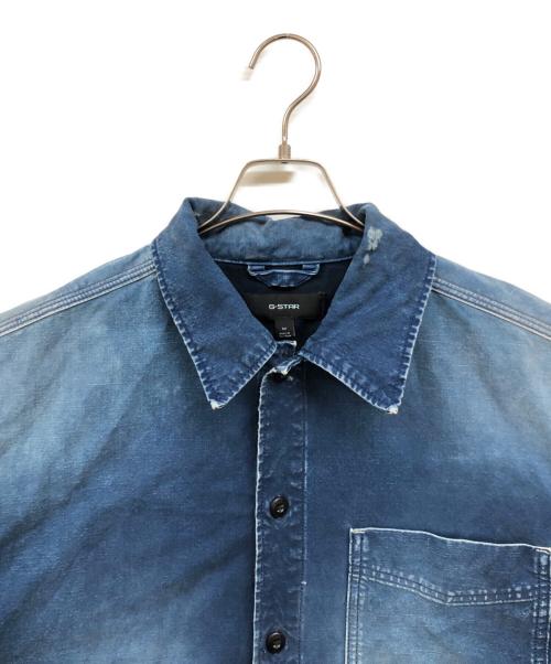 G-STAR RAW（ジースターロゥ）G-STAR RAW (ジースターロゥ) デニムジャケット インディゴ サイズ:Mの古着・服飾アイテム