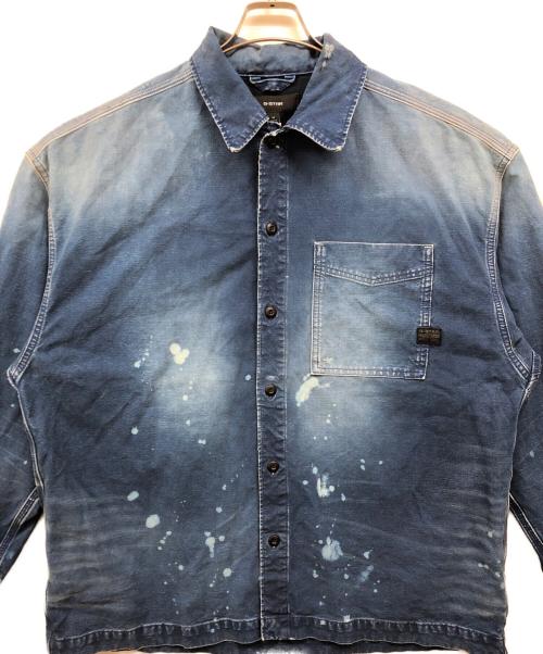 G-STAR RAW（ジースターロゥ）G-STAR RAW (ジースターロゥ) デニムジャケット インディゴ サイズ:Mの古着・服飾アイテム