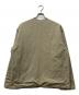 welter shelter (ウェルター シェルター) ノーカラー中綿ジャケット ベージュ サイズ:L：8000円