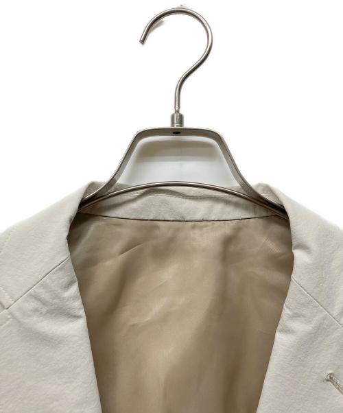 TAKEO KIKUCHI（タケオキクチ）TAKEO KIKUCHI (タケオキクチ) ストレッチテーラードジャケット ホワイト サイズ:２の古着・服飾アイテム