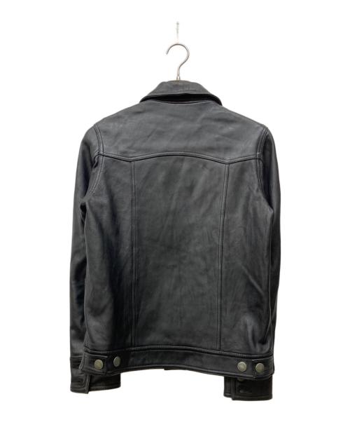 JACKROSE（ジャックローズ）JACKROSE (ジャックローズ) レザージャケット ブラック サイズ:Mの古着・服飾アイテム