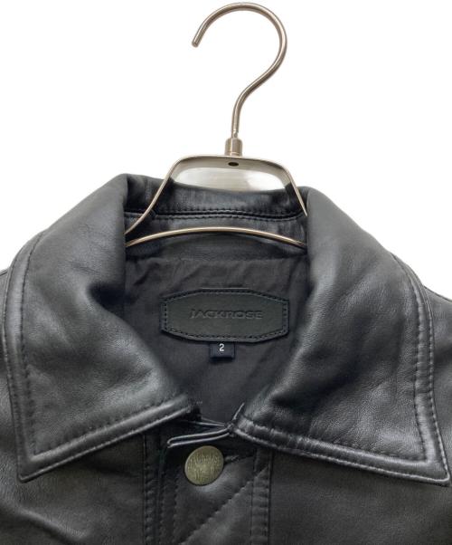 JACKROSE（ジャックローズ）JACKROSE (ジャックローズ) レザージャケット ブラック サイズ:Mの古着・服飾アイテム