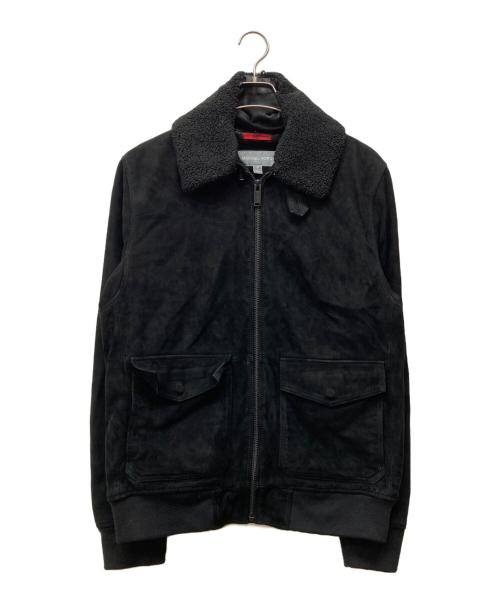 MICHAEL KORS（マイケルコース）MICHAEL KORS (マイケルコース) レザージャケット ブラック サイズ:Mの古着・服飾アイテム