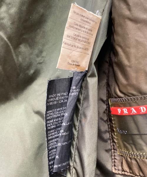 PRADA SPORTS（プラダスポーツ）PRADA SPORTS (プラダスポーツ) レザージャケット ブラウン サイズ:TG52の古着・服飾アイテム