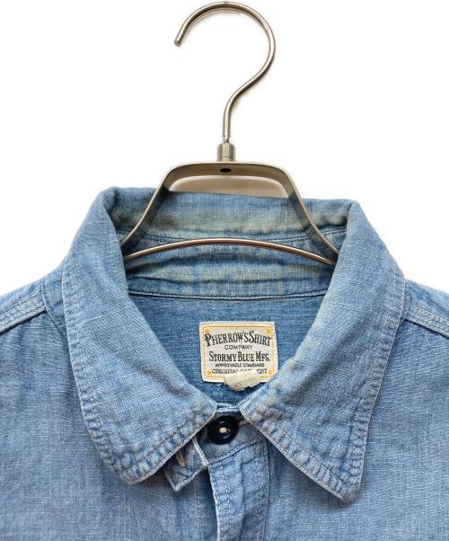 Pherrow's（フェローズ）PHERROW'S (フェローズ) デニムシャツ インディゴ サイズ:16の古着・服飾アイテム