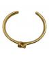 CELINE (セリーヌ) KNOT DOUBLE CUFF バングル ゴールド：40000円