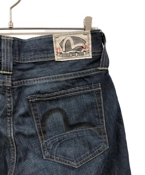 EVISU（エヴィス）EVISU (エヴィス) PUMA (プーマ) カモメプリントデニムパンツ インディゴ サイズ:30×32の古着・服飾アイテム