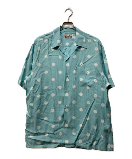 WACKO MARIA（ワコマリア）WACKO MARIA (ワコマリア) ドット柄オープンカラーシャツ グリーン サイズ:XLの古着・服飾アイテム