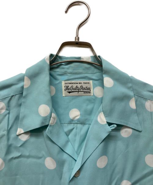 WACKO MARIA（ワコマリア）WACKO MARIA (ワコマリア) ドット柄オープンカラーシャツ グリーン サイズ:XLの古着・服飾アイテム