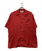 WACKO MARIAワコマリア）の古着「50'S SHIRT S/S (TYPE-2)」｜レッド