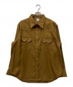 Wrangler×nano・universeラングラー×ナノ・ユニバース）の古着「別注Western Shirt」｜ブラウン