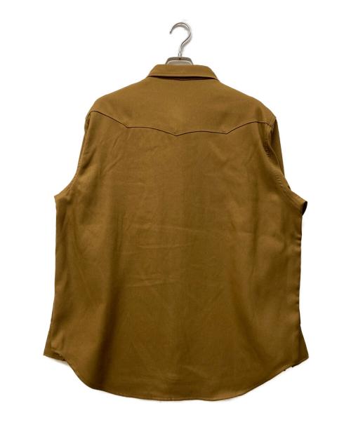 Wrangler（ラングラー）Wrangler (ラングラー) nano・universe (ナノ・ユニバース) 別注Western Shirt ブラウン サイズ:Lの古着・服飾アイテム